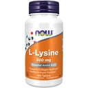 NOW Integratori alimentari, L-Lysine (L-Lysine Hydrochloride) 500 mg, Aminoacido, 100 conte(Pacchetto di 1)