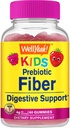 WellYes Prebiotic Fiber Gummies per bambini - Supporto di sistema digestivo, Medico Raccomandato - Vegan Friendly e senza glutine, OGM Free - Yummy Berry Flavors - 60 Conte