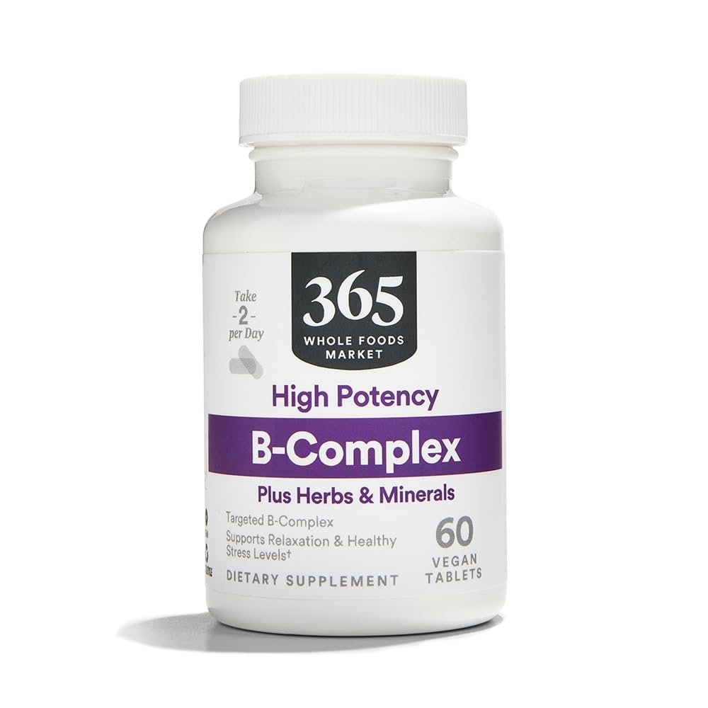 365 Valore giornaliero, B Complex Hi Potency w/ Supporto erbe, 60 ct
