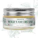 Crema di Yam Selvatico Organico - Rilievo di bilanciamento dell'ormone e menopausa, Supporta Flash Hot & Maglioni Notturni, 2.82 oz - Progettato per il mercato degli Stati Uniti da SEMZHAOTAI