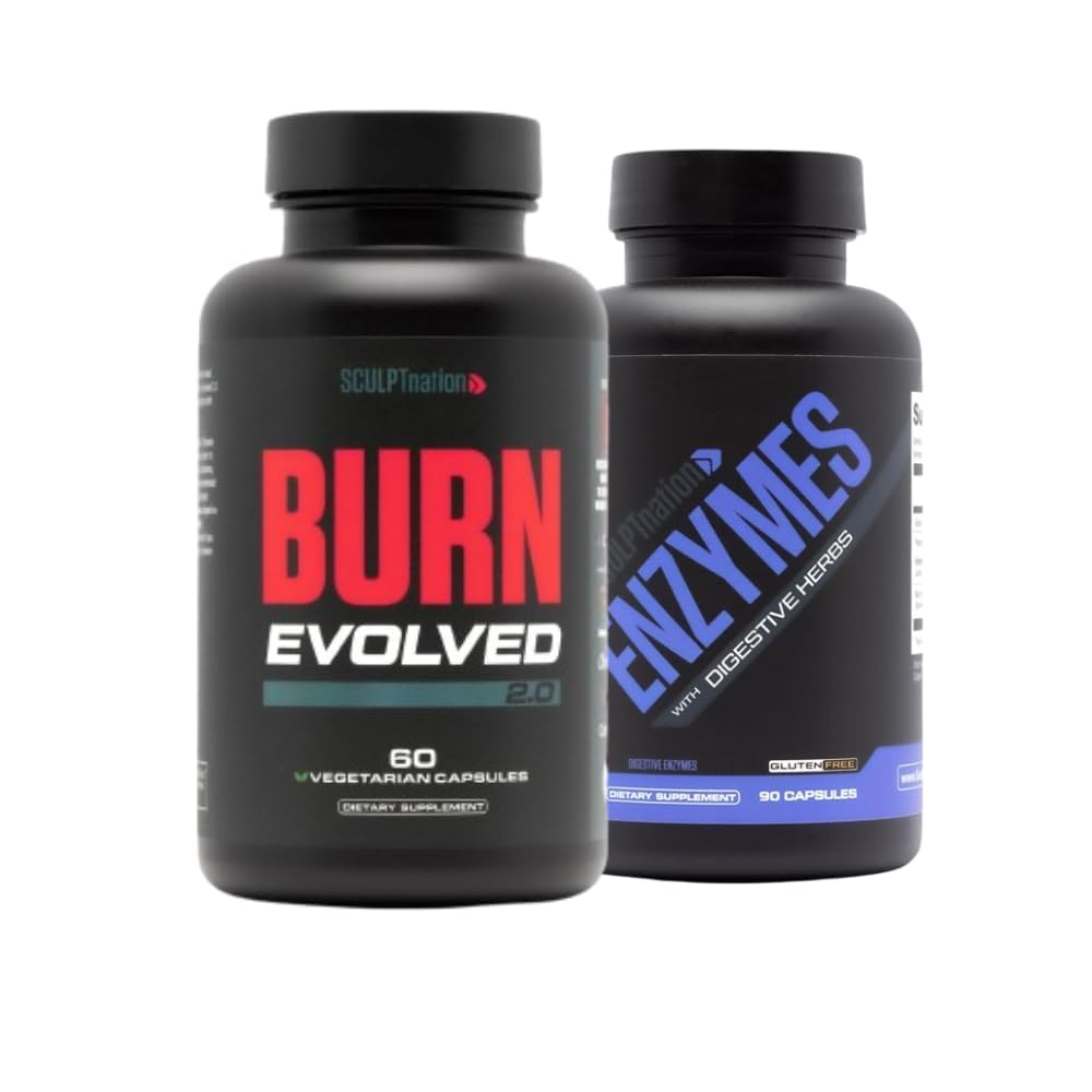 Sculpt Nation di V Shred Burn Evolved 2.0 e Digestive Enzymes Bundle