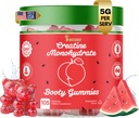 Prima Creatina Monoidrato + Keto ACV Booty Gummies Supplemento per le donne - 5000mg Creatina plus 1000mg ACV - Glute Builder, Waist Slimmer, Gym Essentials Women, Sugar Free (120 Ct Watermelon)