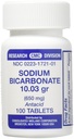 Antiacido di bicarbonato di sodio (650mg) - 100 compresse