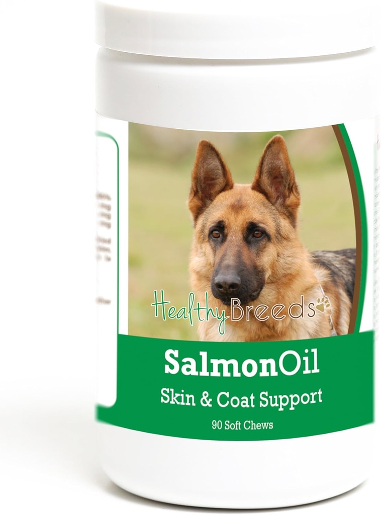 Allevamenti sani pastore tedesco Salmon olio Soft Chews 90 conte