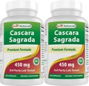 Best Naturals Cascara Sagrada 450 mg 250 capsule (250 conteggio)