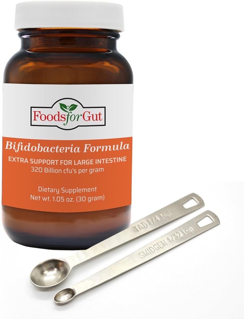Alimenti per Gut Bifido Formula 320 Billion cfu's | Made in USA | Direct from Manufacturer | No Third-Party Storage | Digestive & Immune Support | May Help Leaky Gut Repair | 30 Grammi (1.05 OZ)