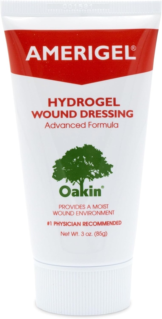 AMERIGEL Hydrogel Wound Dressing (3 oz.) - Fornisce Moisture-Rich Healing Ambiente per tessuti secchi