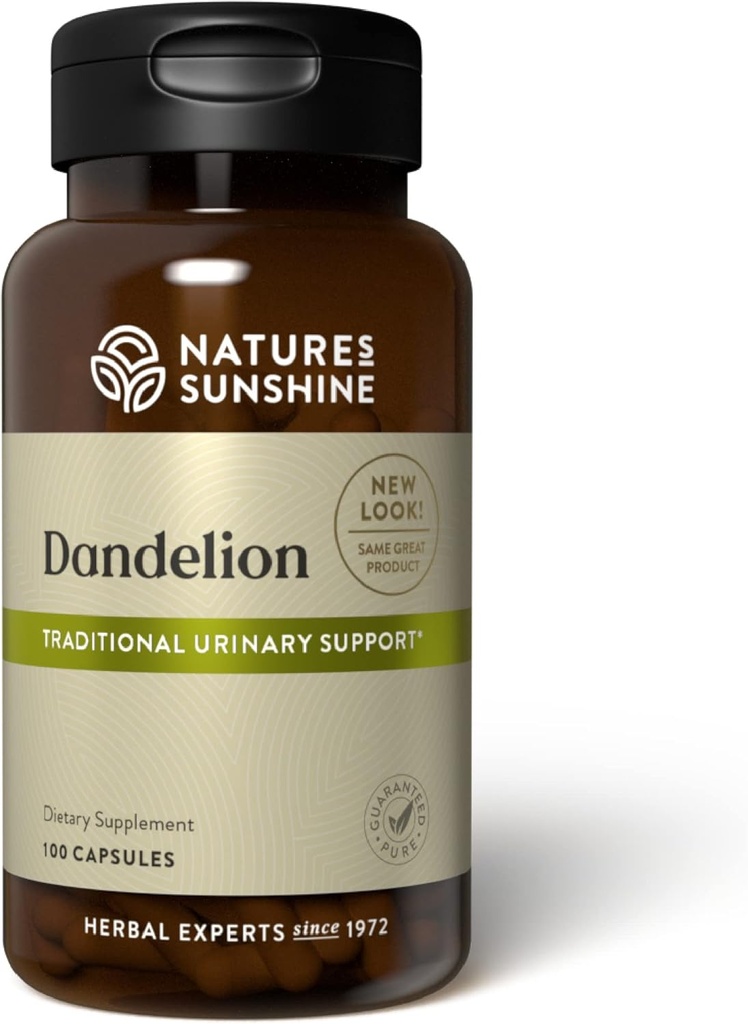 La naturale Sunshine Dandelion, 100 capsule, potente Herb supporta la digestione, nutre il fegato, e fornisce supporto del sistema urinario