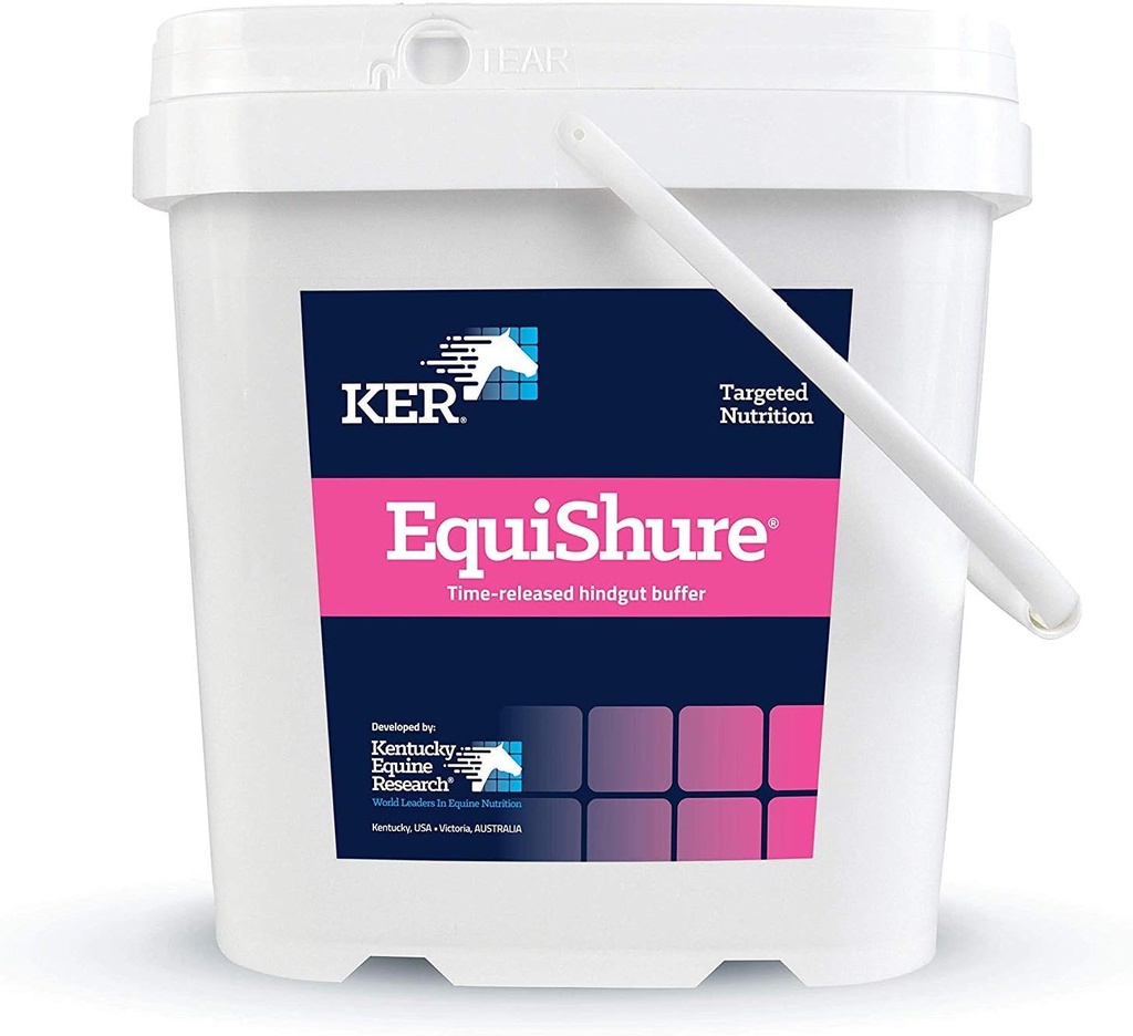 Kentucky Equine Research EquiShure: Time-Release Hindgut Buffer for Horses, 7,2 kg (120 Servings)