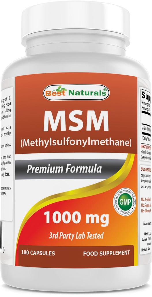 Best Naturals MSM 1000 mg 180 capsule