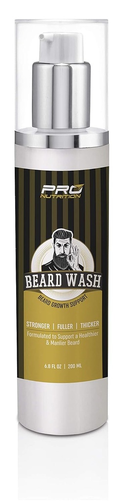 Shampoo di crescita del cuscinetto & Wash- Stimola e ripara la nuova crescita del Follicle. Crescere più forte, Thicker, Fuller, più lungo, più sano Beard & Mustache Hair.