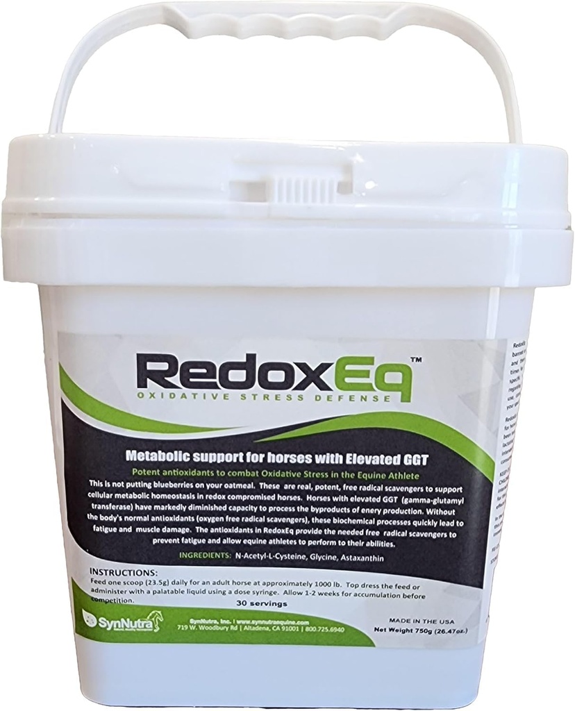 SynNutra Equine RedoxEq- per Elevated GGT 100% Natural 30 Servings