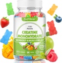 Softbear 5000mg Creatina Monoidrato Gummies per Donne Uomini, Vegan Creatina HCL Supplemento Pre Workout Gummies per Muscle Builder Forza Mixed Flavor 60 Conte