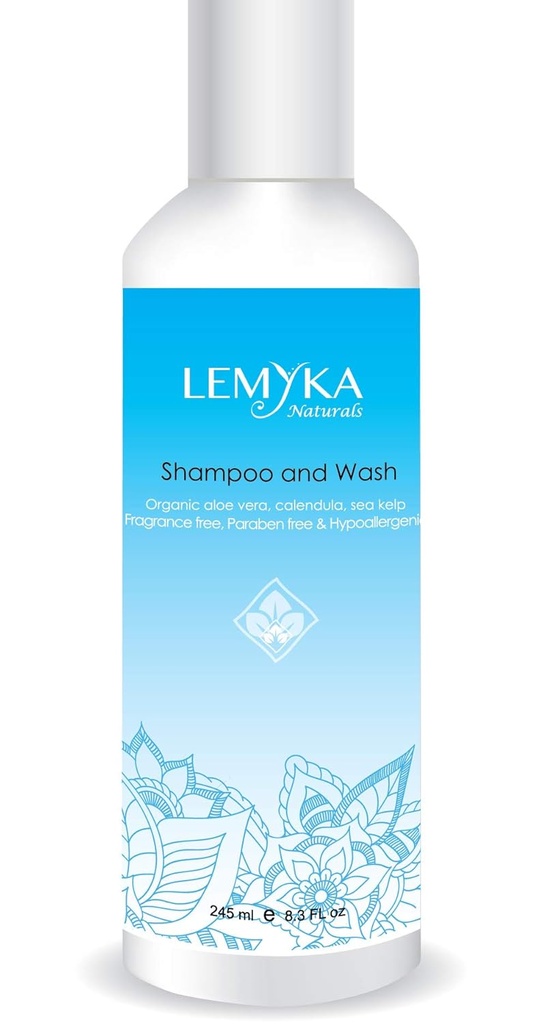 Eczema Shampoo, Arrossamento viso Lavare, per pelle rosacea, cuoio capelluto, culla, forfora, pelle sensibile, ipoallergenico, Senza Sulfate, senza profumo, 8.3oz