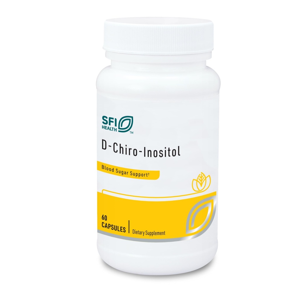 Klaire Labs D-Chiro-Inositol - 150 Milligrammi Supplemento anallergico (60 capsule)
