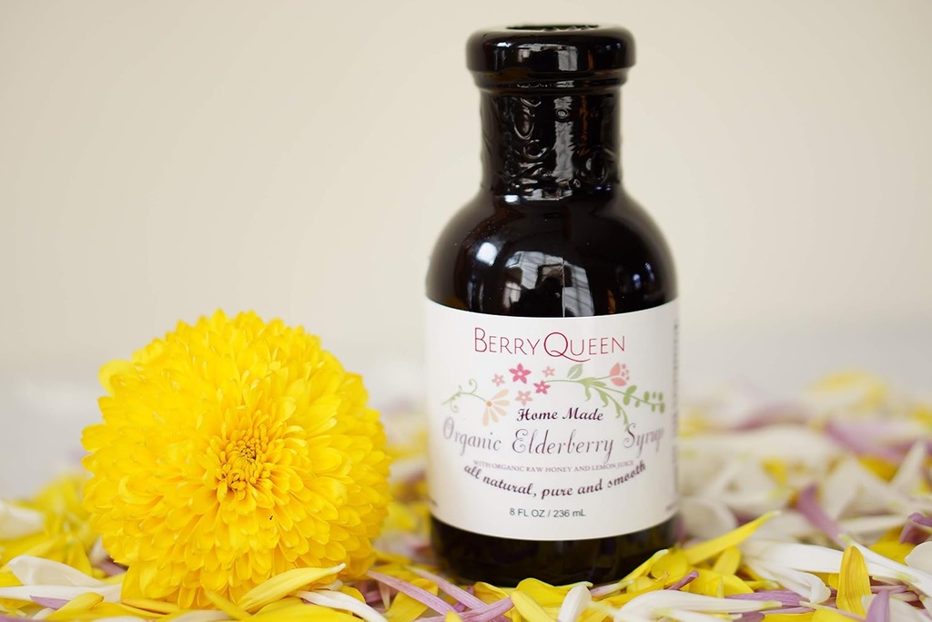 Original Organic Elderberry Syrup - Pure Natural - Immunity Boost - Herbal Supplement - Facile come Succo Amato da Bambini e Adulti - 8 oz
