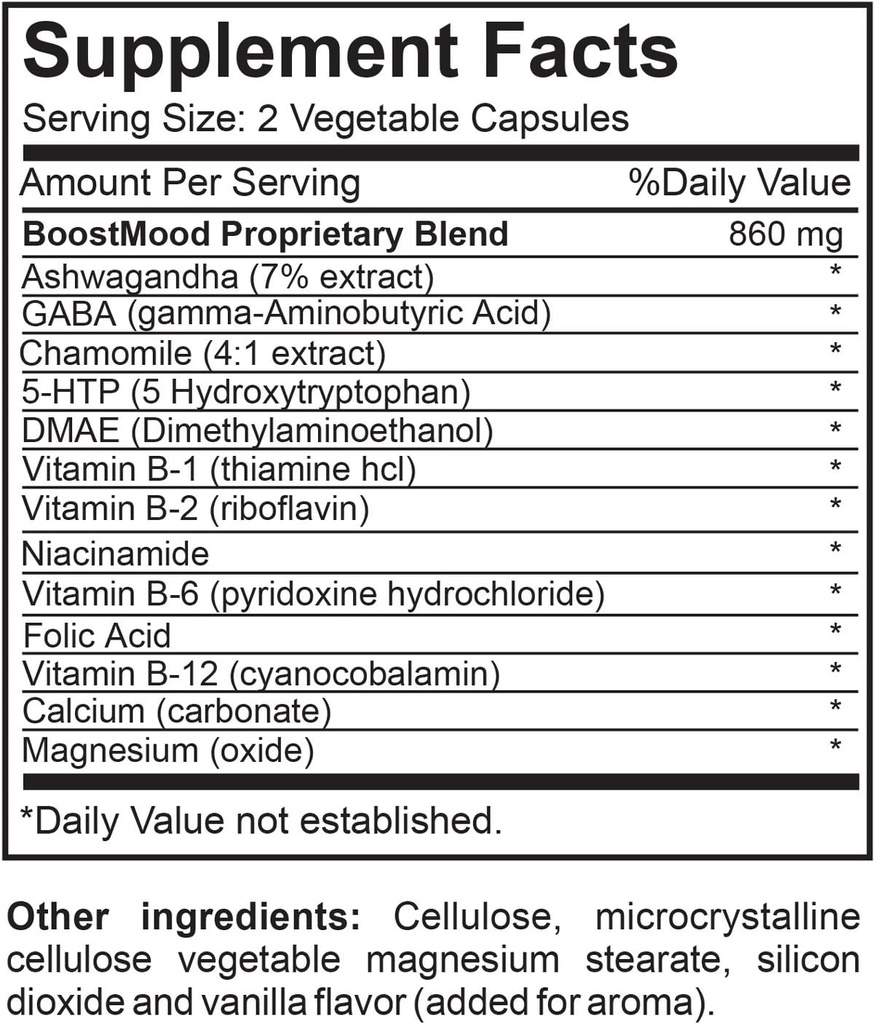 BoostMood Natural Mood Support Integratore alimentare
