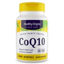 Healthy Origins® CoQ10 100 mg – Natural Trans-Isomer Ubiquinone – lievito fermentato, supporta la salute del cuore e l'energia cellulare – Non-GMO 30 Softgels