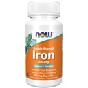 NOW integratori, ferro 36 mg, doppia resistenza, non costipazione*, minerale essenziale, 90 capsule di veg