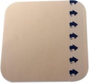 Dynarex DynaDerm Idrocolloid Abiti, Sterile Moist Bandages for Wounds, 6" x 6," Extra Thin & Latex-Free, Navi in Peel-Down Patches, 1 Scatola di 5 Abiti