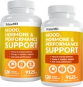 19-in-1 Peruvian Maca Root Capsule - 9125 mg Ashwagandha Integratori con Maca Fenugreek & Ginseng (120 capsule), Confezione da 2