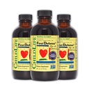 CHILDLIFE ESSENTIALS Prima Difesa - Bambini Supporto immunitario, Supporto immunitario per bambini, Bambini 1-3, Bambini 6 mesi+, Vitamina Syrup con Elderberry, Zinco, Non OGM, Gluten Free - 4 Fl Oz (Pack of 3)