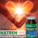 Bioterapia Natren Trenev Trio Capsula Probiotica - Supplemento dietetico senza latticini - per Flora intestinale sana, Digestione di aiuti e assorbimento - 30 capsule Ciascuno con 30 miliardi di CFU