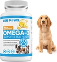 Omega 3 Fish Oil per cani - 180 Conte Tablet Treats - Aiuta a perdere, Allergia della pelle, Itch e Rilievo della pelle secca, Spots caldi - Salute comune - Integratore di pelle e cappotto - Olio di salmone - Duck Flavor
