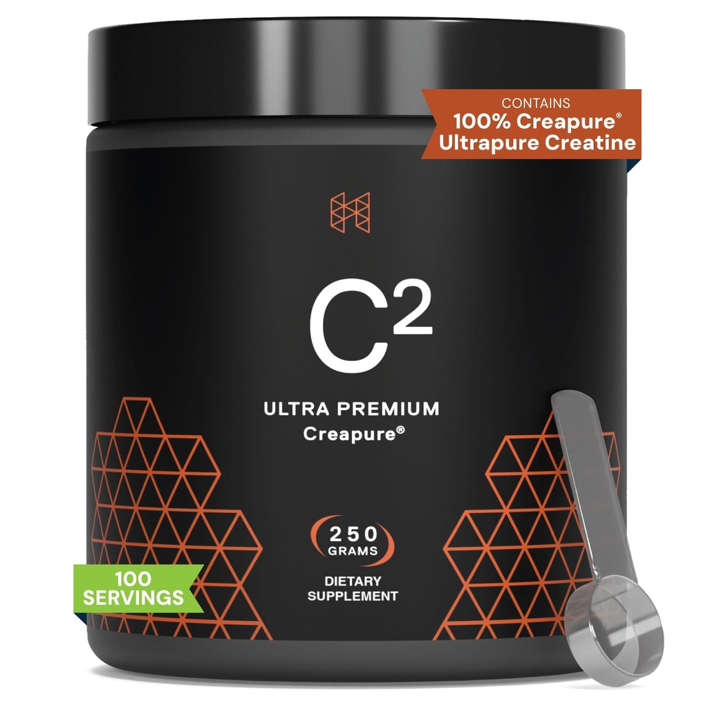 HPN C2 Creatina Monoidrato per Performance, Recupero, Forza, Lavorare, Vegan, Non OGM, Latticini e Soia Gratis, Testati Indipendenti, Ultrapure Premium Creapure (100 Serve)