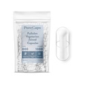 PureCaps USA - Empty Vegetarian Vegan Pullulan Pillole Capsule Dimensioni 000 | Pillole Adeguate | Clear| Non OGM Certificato | SLS, Gluten, Preservative Free
