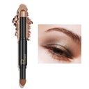 ZUK 2-in-1 Cappotto ombretto cremoso, Ombra Matte & Shimmer, Bastoncini ombreggianti ad alto pigmentato, Matita di alta luce dell'ombra dell'occhio di lunga durata, Crayon di ombreggiatura per le donne, senza crudeltà e vegano