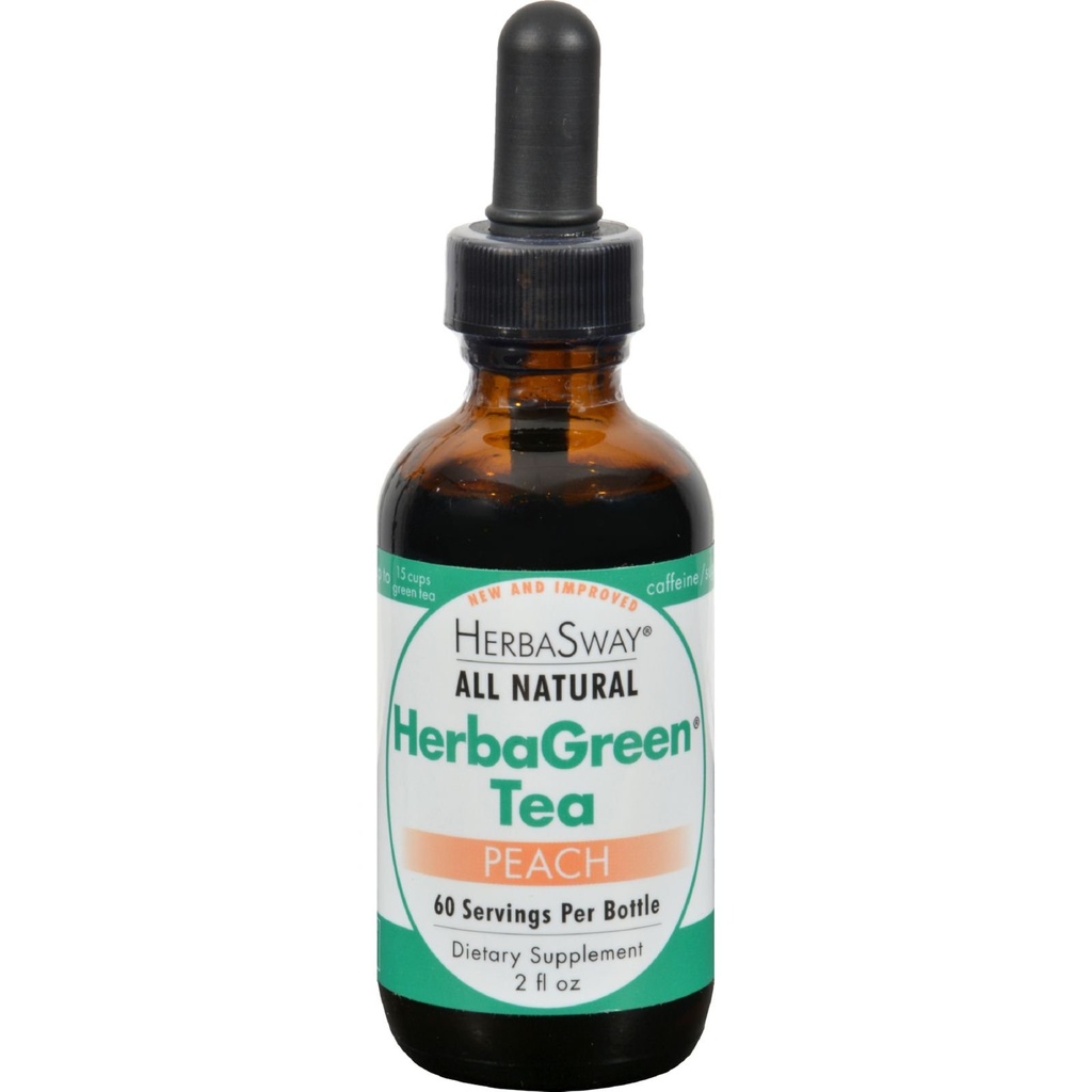 Herba Sway - Herbagreen Tea Peach, 2 fl oz liquido