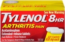 Tylenol 8 ore Artrite dolore Reliever Fever Riduttore Extended Release Caplet, 225 Conte