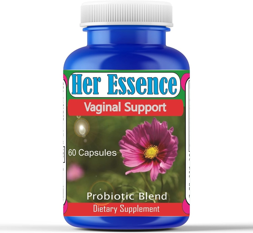 Il suo Essence Womens Probiotico per Gut Salute, Prebiotici e Probiotici per le donne Salute Digestiva & pH Balance, Supporto Immune e Gut Salute, Flora Balance, Gluten & Soy Free, 60 Capsule