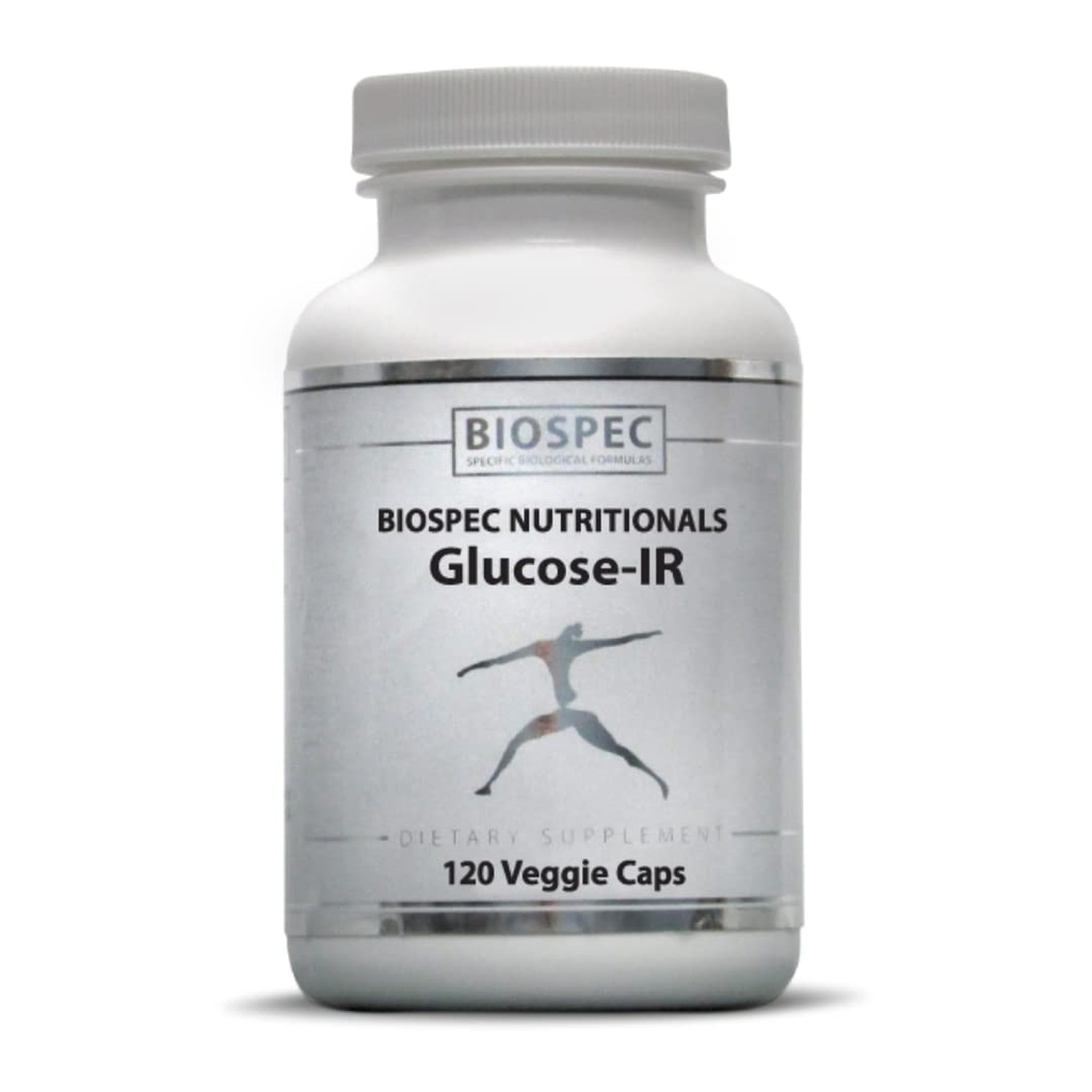 Biospec Nutritionals Glucose-IR - Estratto di cannella, Cromo, Berberina e Biotina (120 capsule)