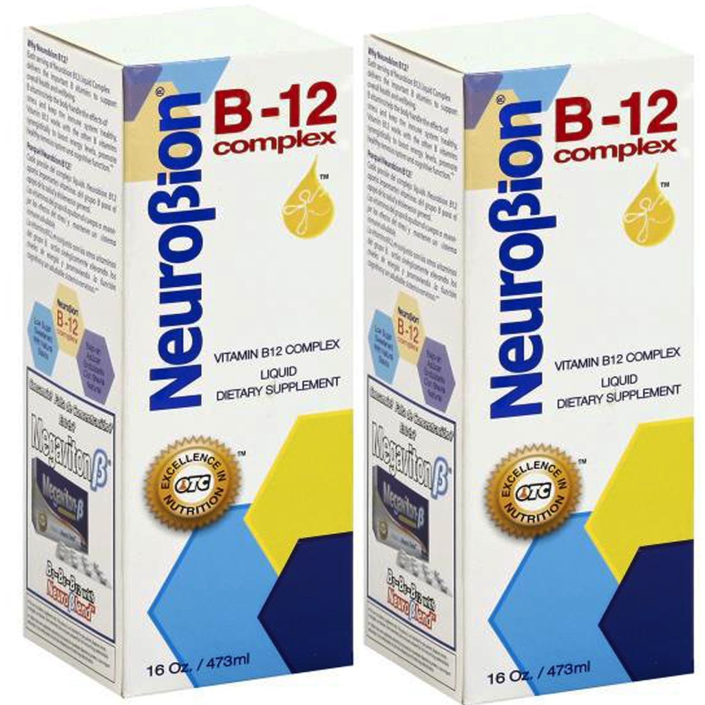 Neurobion Vitamina B12 Complesso di agrumi liquidi da 16 Oz Flavor 2 Pack