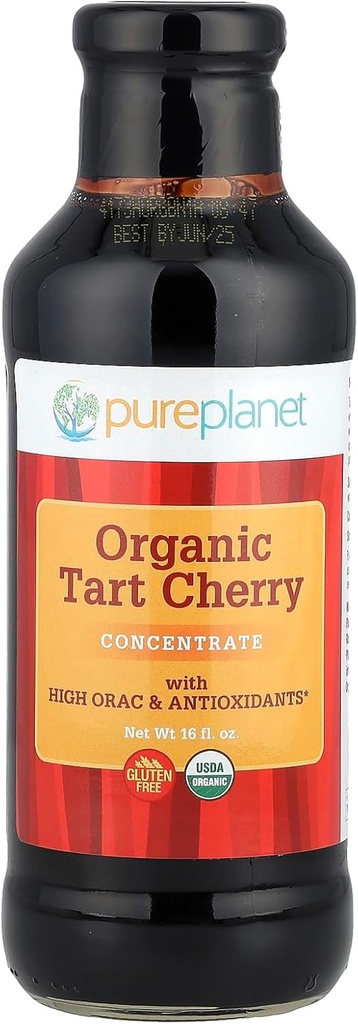 PURE PLANET Organic Tart Cherry Concentrato, 16 FZ