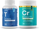 Elementi essenziali T-Hero + Micronized Creatina Monoidrato | Male Health Supplement - Supporto muscolare & T-Health