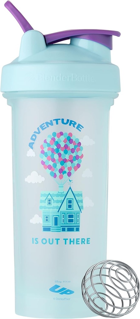 BlenderBottle Pixar Classic V2 Shaker Bottiglia Perfetto per Protein Shaker e Pre Workout, 28-Ounce, Up