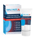 Triple Paste AF Anti Fungal Ointment per la pelle Treats La maggior parte degli atleti Piede e Ringworm - 2% Miconazole Antifungal Cream - 2 Oz Tube (Packaging May Vary)