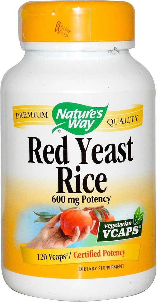Rice rosso lievito naturale, 500mg 120 capsule vegetariane