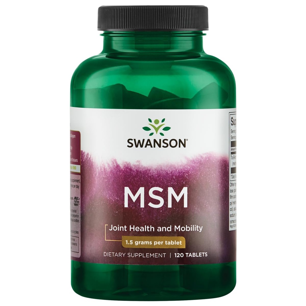 Swanson Msm 1500 Milligrammi 120 Tabs