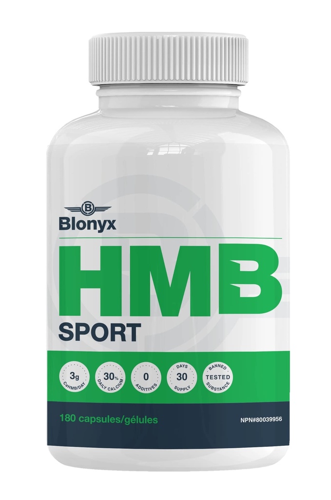 HMB Capsule Sport - 3g Daily High Purity HMB, migliora le prestazioni e il recupero, riduce la durezza muscolare, alimentazione di 30 giorni
