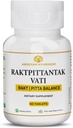 Dr. Pushp's AROGYAM AYURVEDM RAKATPITTANTAK VATI for Pitta Balance, Sangue Purifier- Pack di 60 compresse
