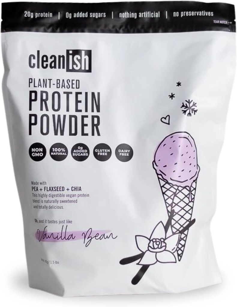 Proteine a base di piante pulite (Vanilla Bean)