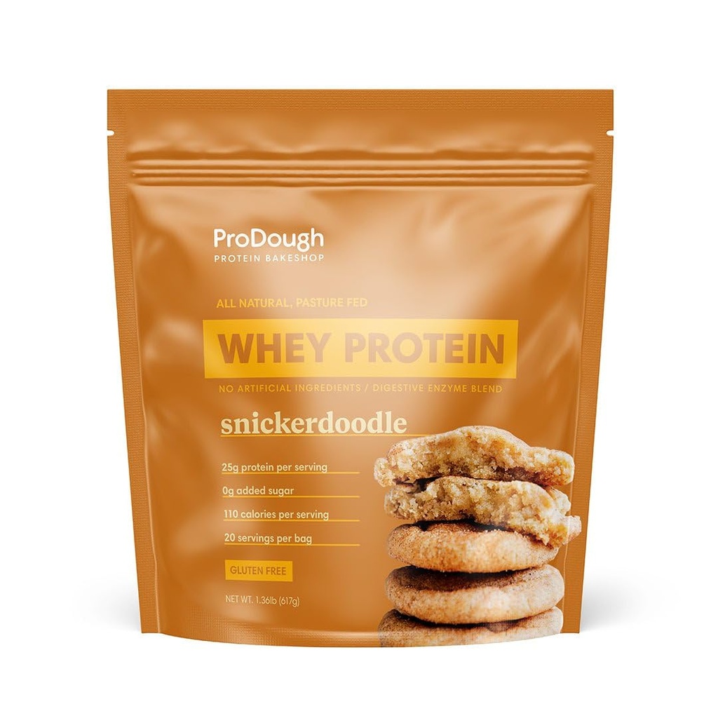 Polvere di proteine idrolizzate del siero dell'isolato del siero del gourmet per la miscela di Shake- Semplice miscela di enzime di digerente, 25g proteine per porzione, ingredienti naturali, senza glutine, Keto Friendly (Snickerdoodle)