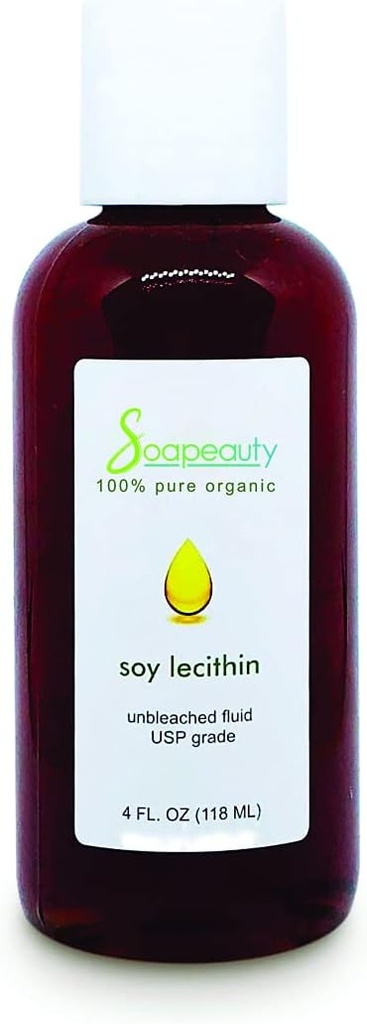 Soapeauty Lecithin Soy Unbleached Fluid Liquid Skin Hair Nails Salute 4 OZ a 7 LBS (Size: 8 OZ)