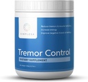 Simplesa Tremor Control, L-Arginina Alpha-Ketoglutarate Supplemento, Include GABA, Ubiquinol e Niacin, 360g AAKG Powder Supplement, Supporta il Tremor Control e la salute del muscolo
