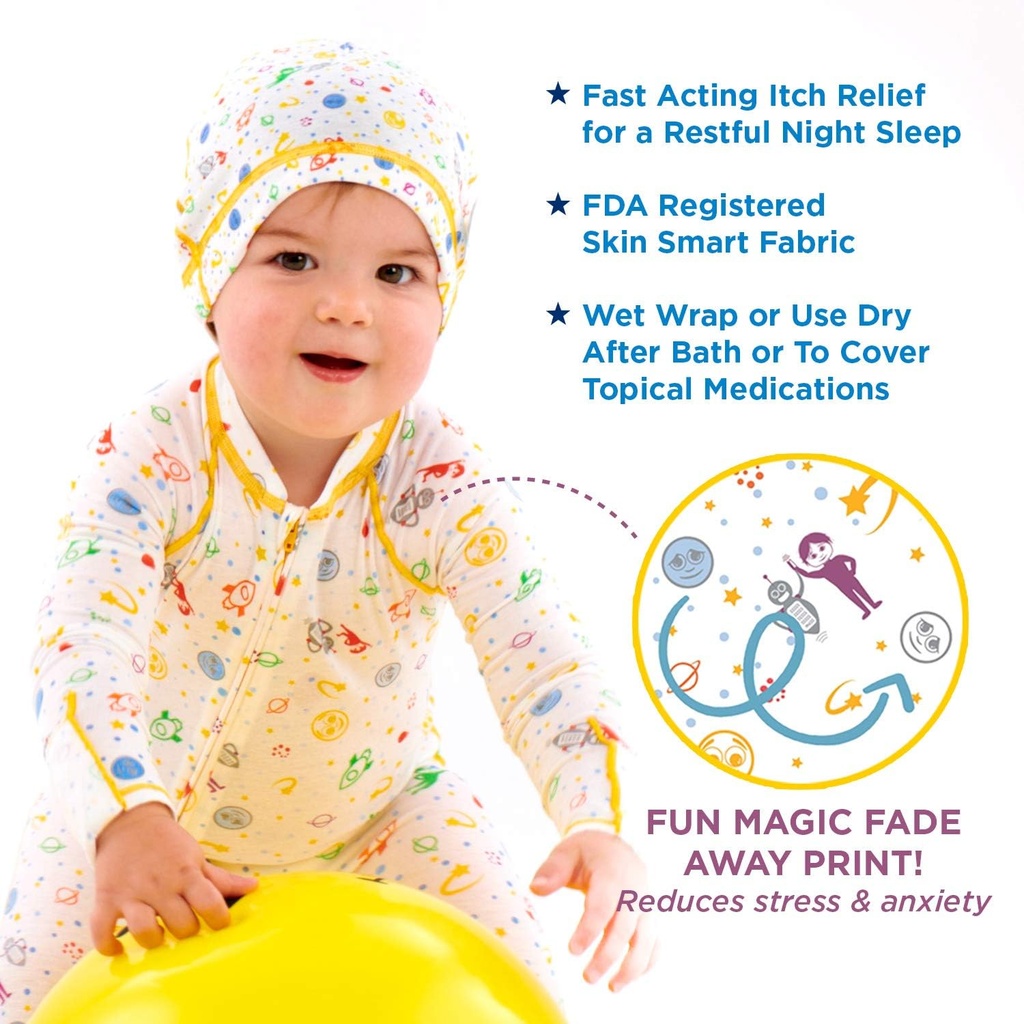 Eczema Cradle Cap Rash + Itch Rilievo per moderato per Severe Scalp Eczema & Seborrheic Dermatitis Trattamento del sonno - Baby & Toddler